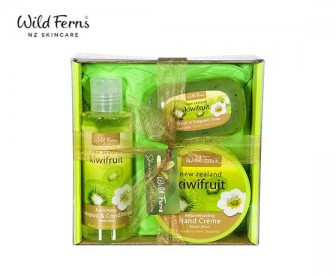 Wild Ferns 帕氏 奇异果护肤礼盒(2合1洗发水+护手霜+香皂) Wild Ferns 帕氏 奇异果护肤礼盒(2合1洗发水+护手霜+香皂)